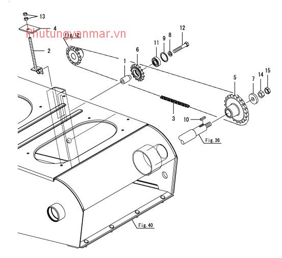 Truyền động cấp lúa số 2